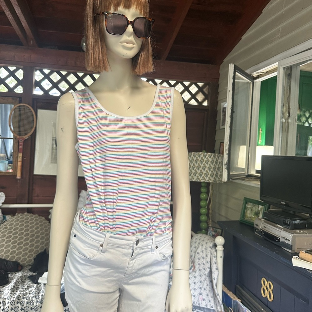 Striped Multicolor Tank Top
